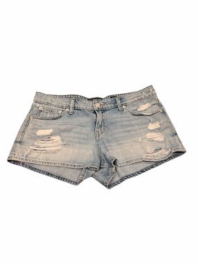 Lucky Brand The Cut Off Light Wash Distressed Denim Shorts - Size 8/29
